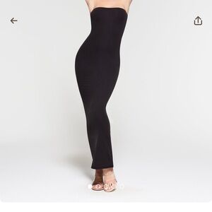 SKIMS NWT SOFT LOUNGE TUBE DRESS | ONYX